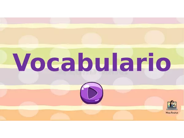 VOCABULARIO CON LA VOCAL E 