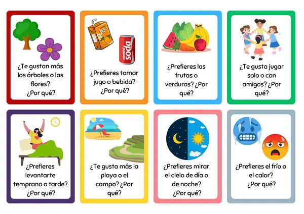 Tarjetas de argumentación