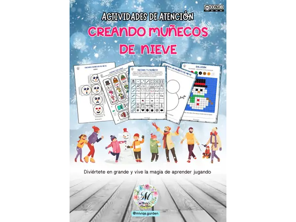 Creando Muñecos de Nieve (Atención y dados)