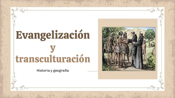 Evangelización y transculturación colonial