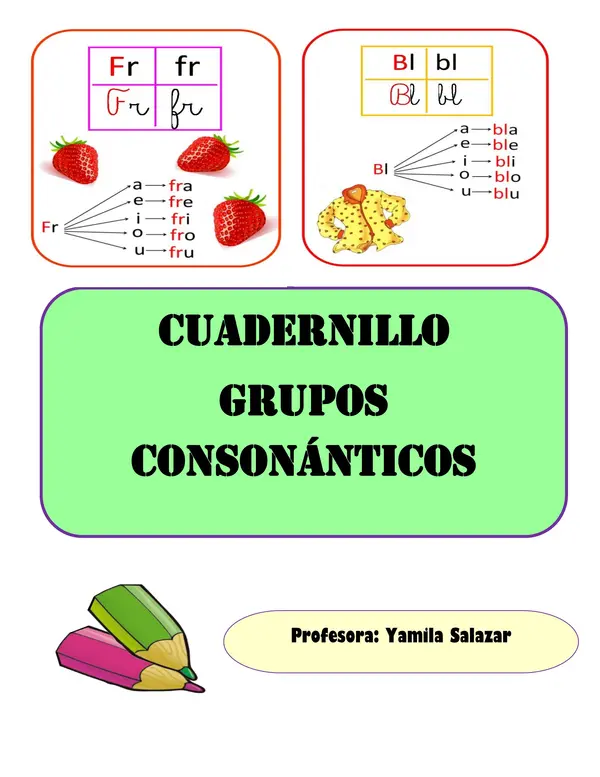 Cuadernillo grupos consonánticos