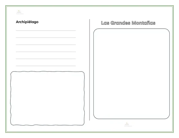 Actividad: Diccionario de términos geográficos