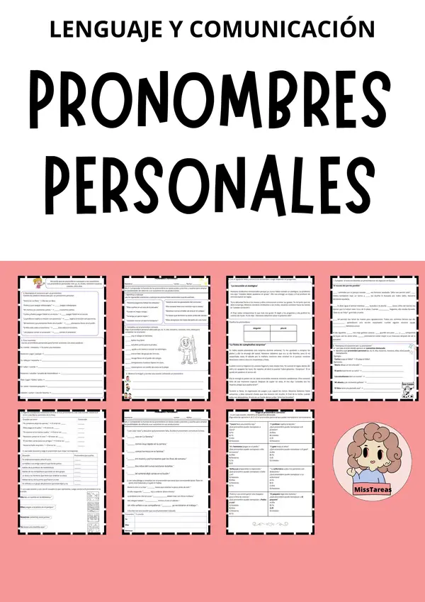 Pronombres Personales - Identificación y Uso | 3° - 5° Básico