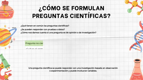Preguntas científicas