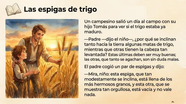 Lección 1 "La Espiga" Parte 3 Lectura expresiva Método Matte