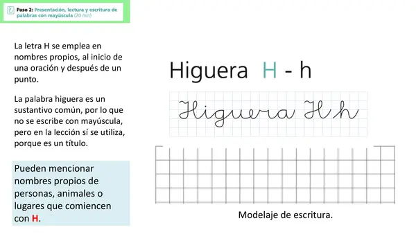 Lección 8 Higuera Parte 2 Mayusculas Método Matte