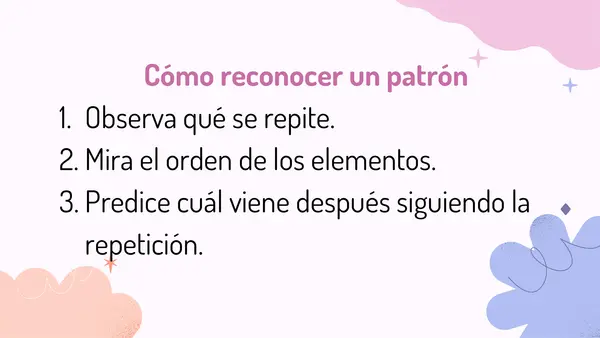 PATRONES Y SECUENCIAS