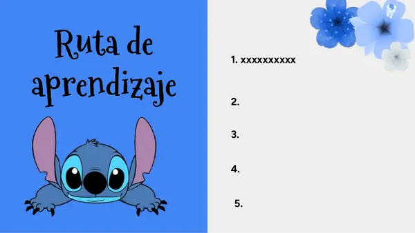PLANTILLA PPT Lilo y Stitch - EDITABLE 