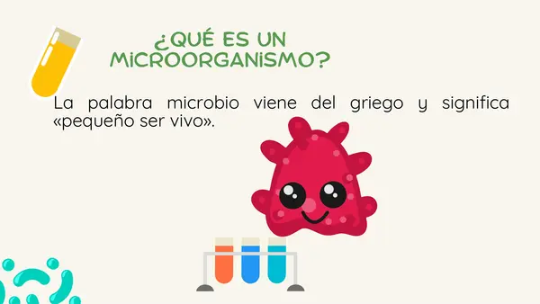 Esquema de apoyo para clases o estudiar MICROORGANISMOS