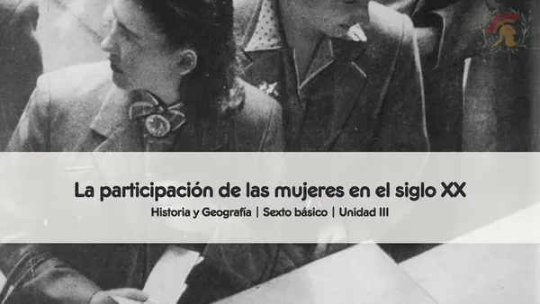 La participación de las mujeres en el siglo XX | Sexto Básico