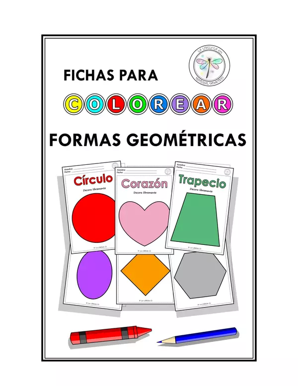 Fichas para Colorear Formas Geométricas