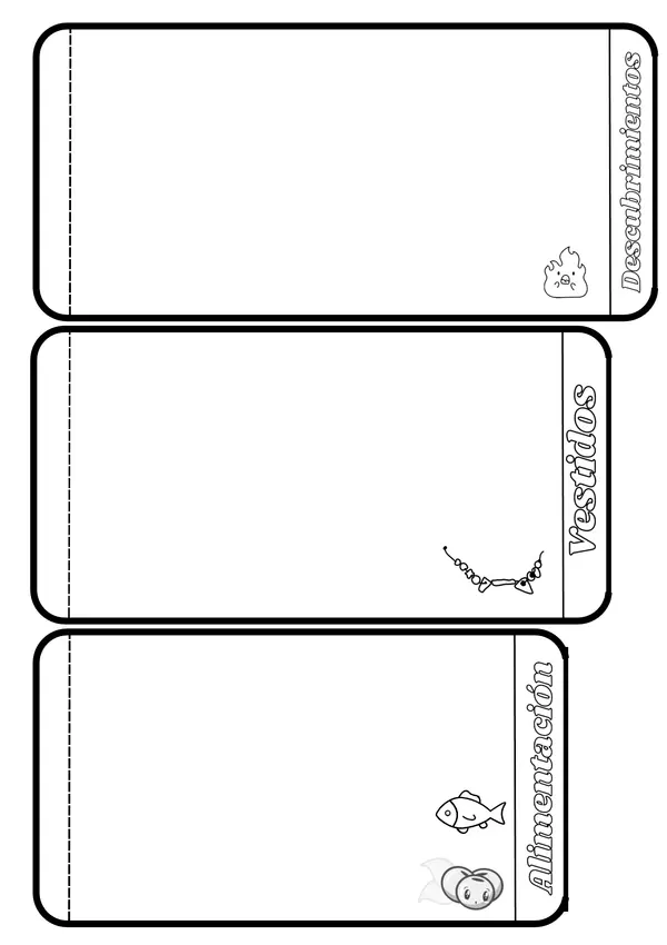Foldable historia del hombre