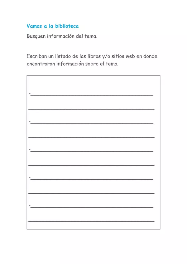 Escribamos una Infografía