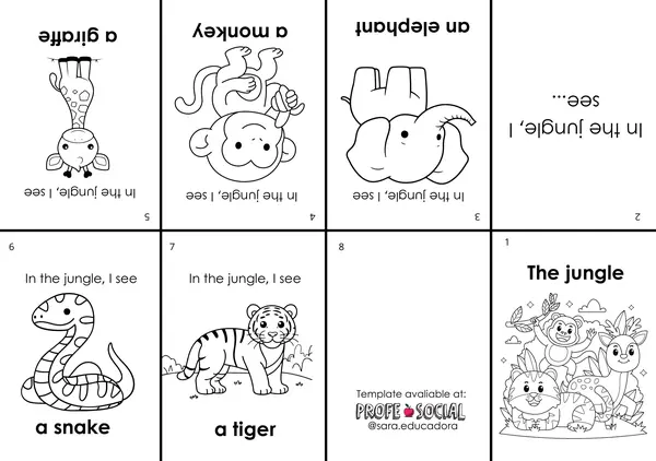 The jungle minibook
