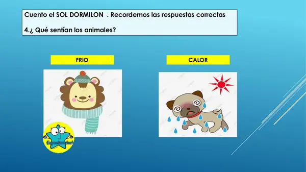 CUENTO: EL SOL DORMILON (PPT COMPRENSIÓN LECTORA)