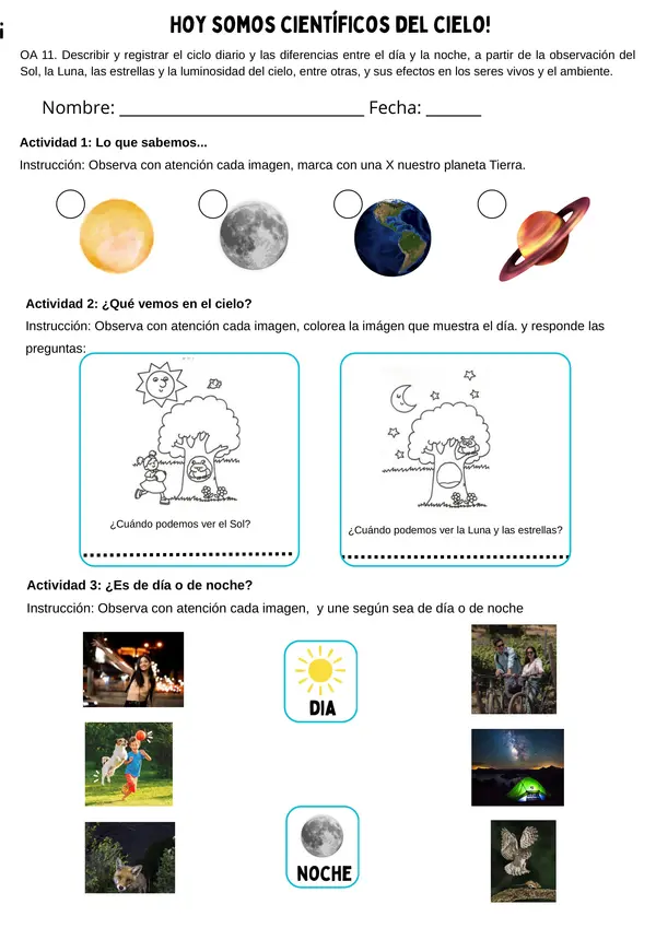 Efectos del sol, Unidad 4, Ciencias Naturales