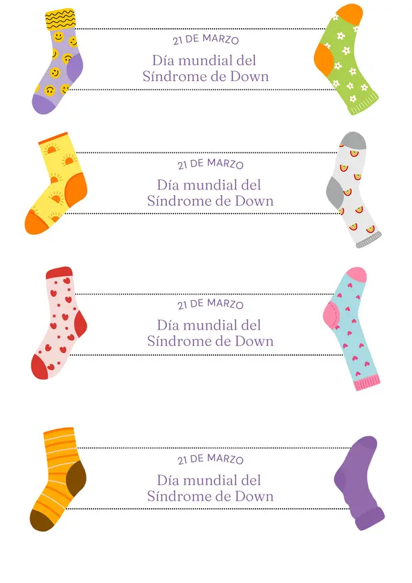Día mundial del Sindrome de Down