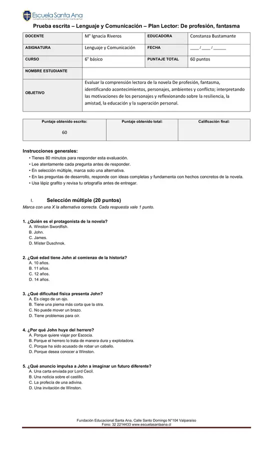 Plan lector: De profesión fantasma 