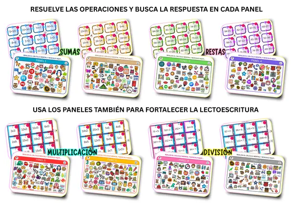 Juego de Cálculos Mentales (Operaciones básicas)