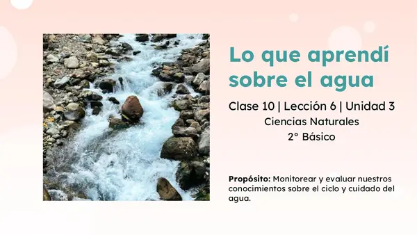 Clase 10 Lección 6 Unidad 3 "Lo que aprendí" 2° Básico