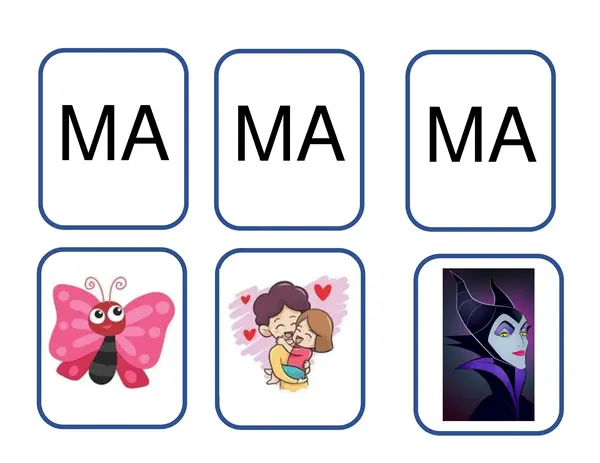 Memorice Ma, Me, Mi, Mo, Mu