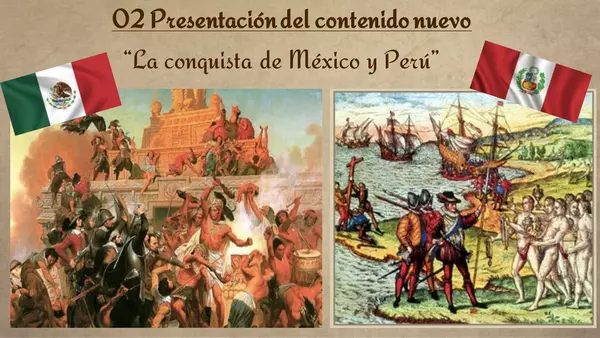 Conquista de los grandes imperios americanos (Aztecas e Incas)