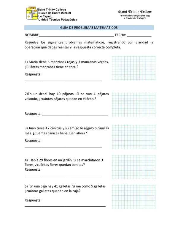 problemas matemáticos
