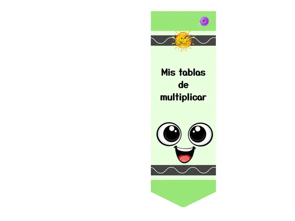 Llavero tablas de multiplicar