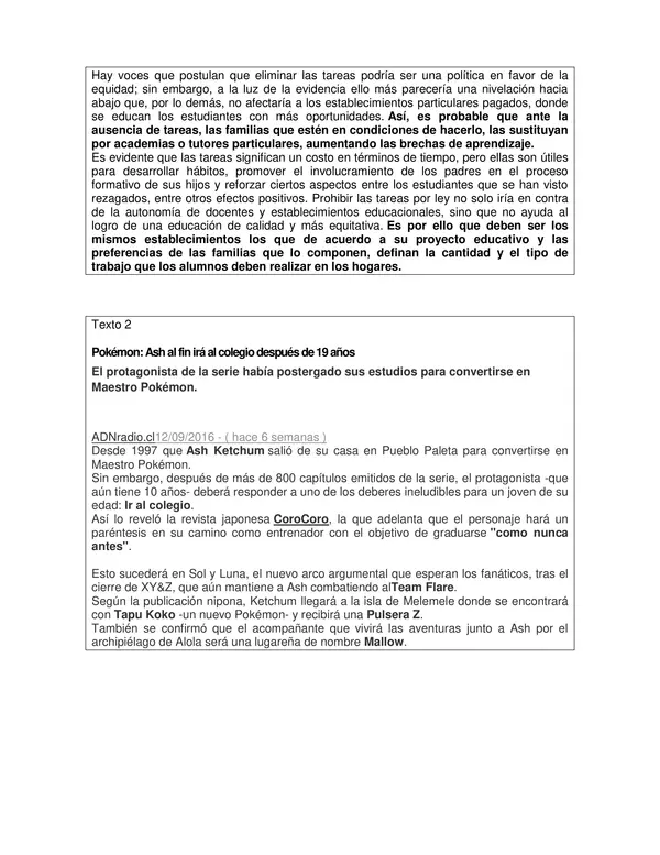 Guia de Lenguaje y Comunicacion 6 Basico: Porque investigué...opiné, critiqué y evalué (Semana