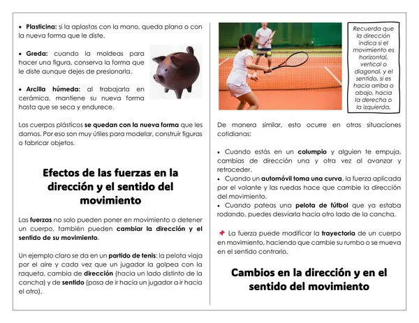 Guía de trabajo - ¿Qué es la fuerza?