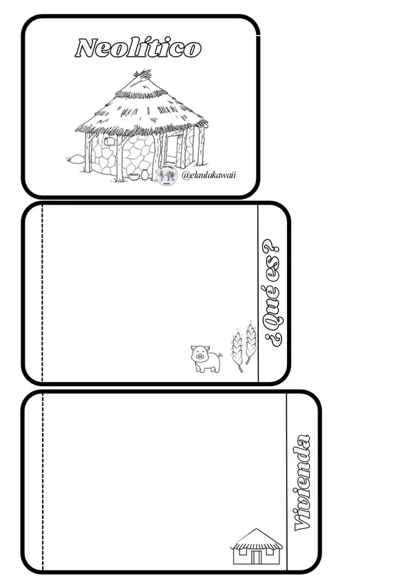 Foldable historia del hombre