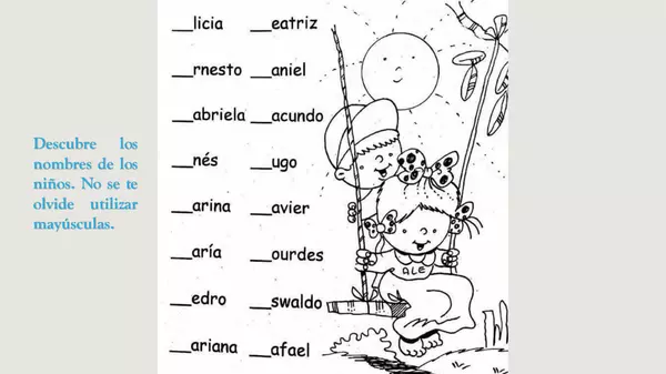 PowerPoint "Las mayúsculas"