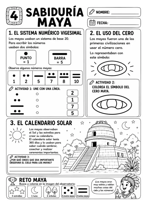 Civilización Maya: Guía de Aprendizaje Completa - 4° Básico Historia