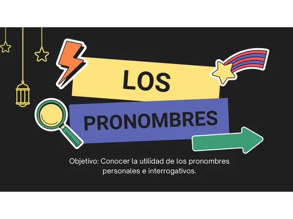 Pronombres personales, exclamativos e interrogativos. 