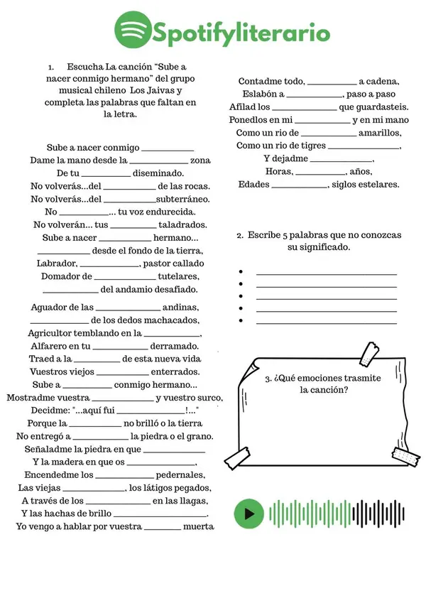Spotify literario