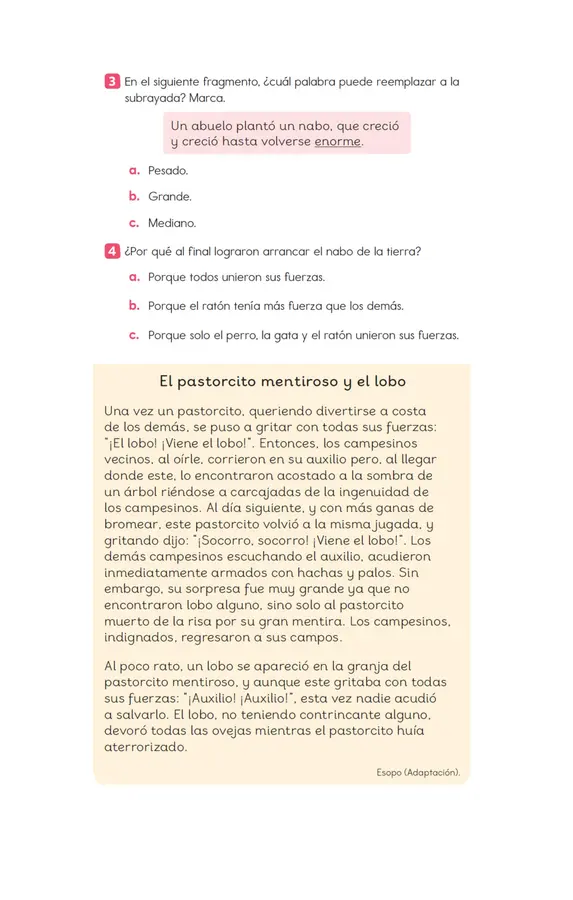 Comprensión lectora 2° Básico