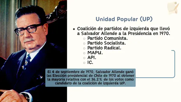 El gobierno de Salvador Allende | Segundo Medio 