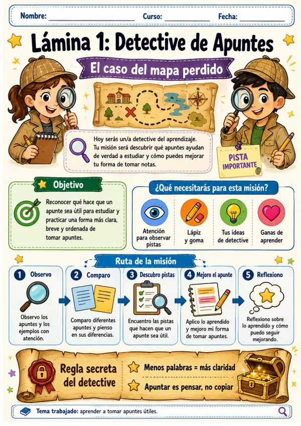 Láminas Didácticas – Técnicas de Toma de Apuntes