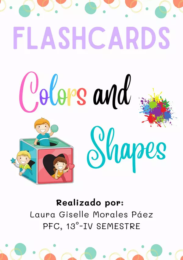 Flashcards Colors and Shapes