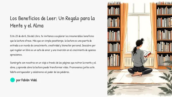 Los beneficios de leer
