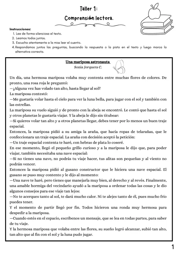 Comprensión lectora