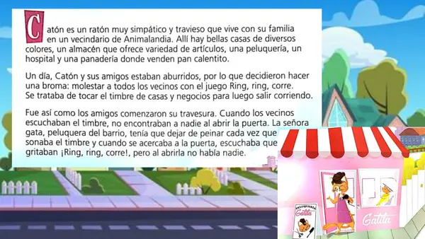 Cuento "Travesuras en el vecindario"