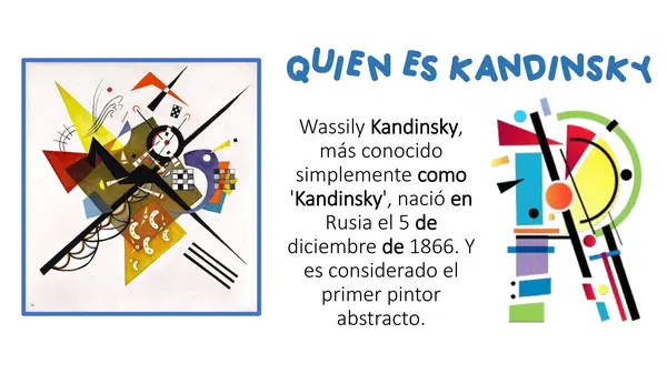 Kandinsky UN PINTOR ABSTRACTO