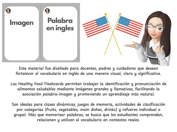 Flashcards- Healthy Food