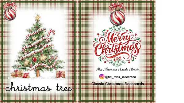 Classic Christmas Flashcards