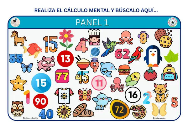 Juego de Cálculos Mentales (Operaciones básicas)
