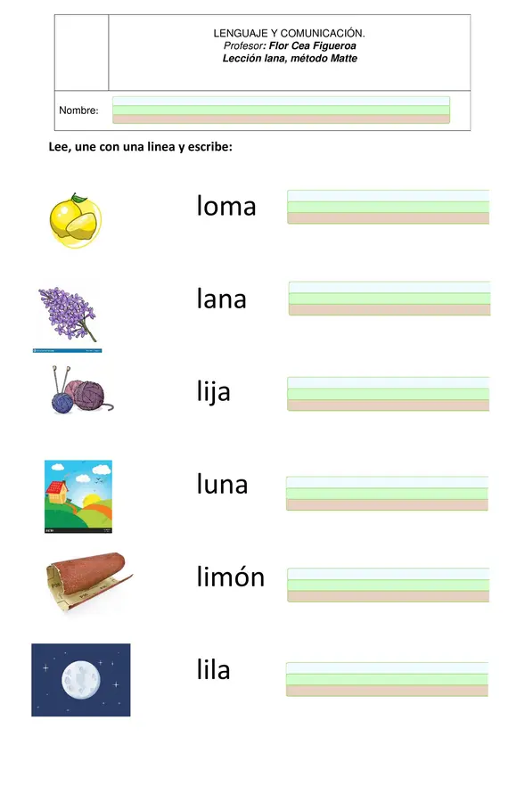 guía método Matte lección loro guia practica
