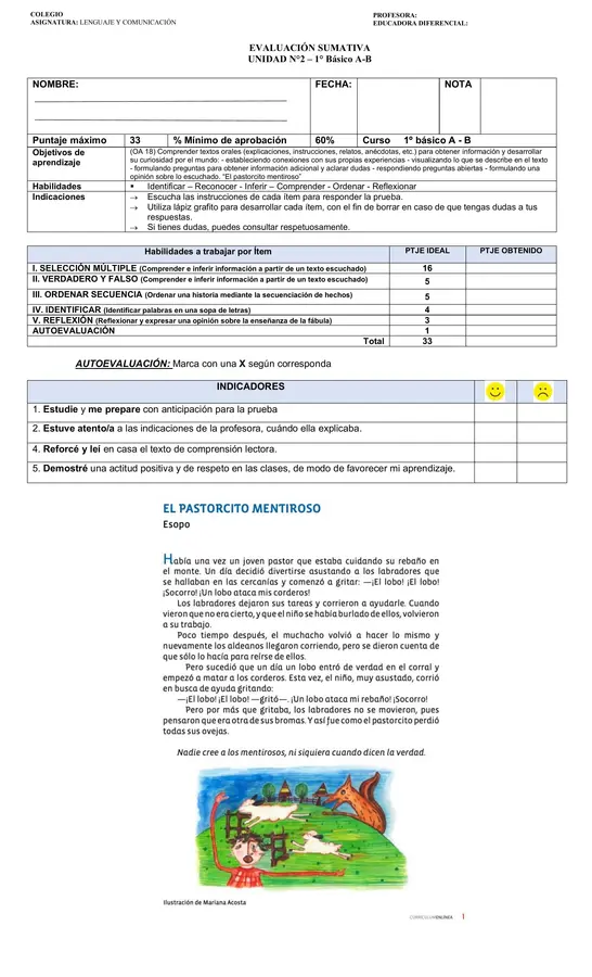 El pastorcito mentiroso