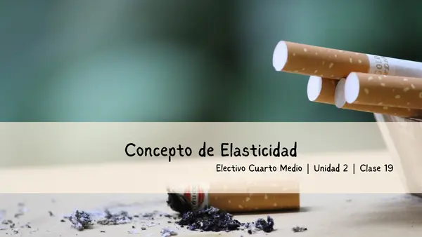 Concepto de elasticidad