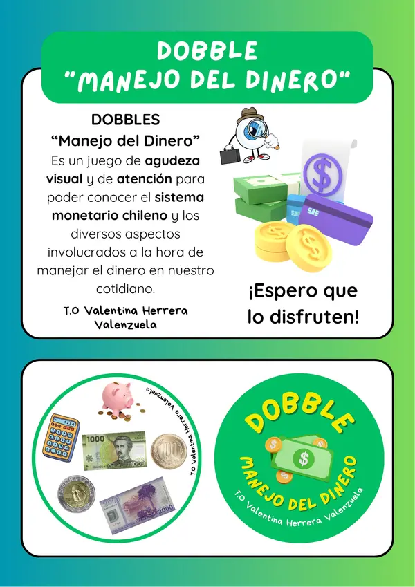 Dobble manejo del dinero